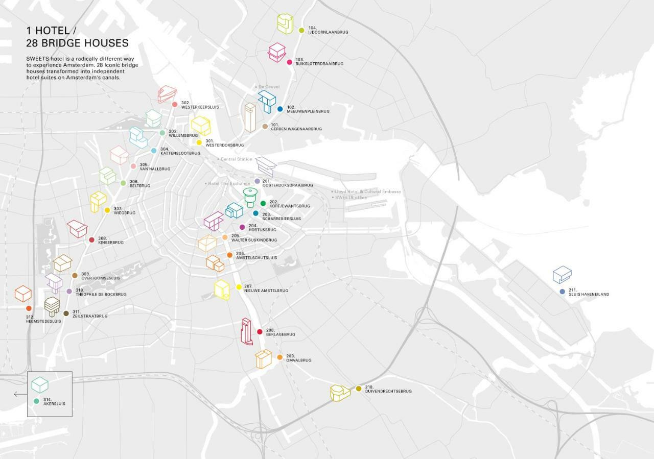 Sweets - Sluis Haveneiland Lejlighed Amsterdam Eksteriør billede